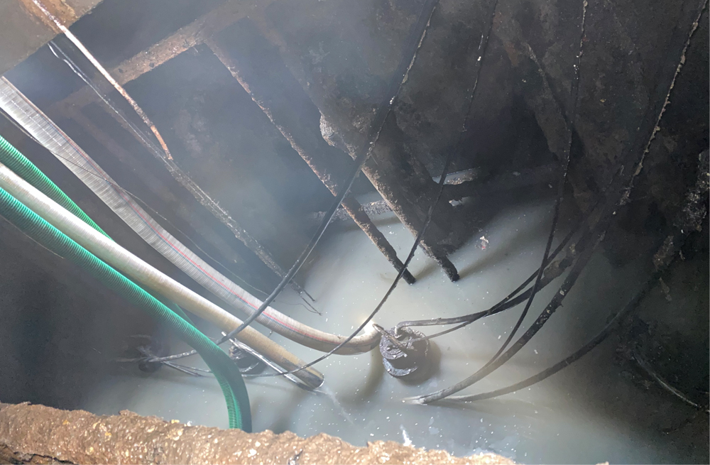 商城污水池清運